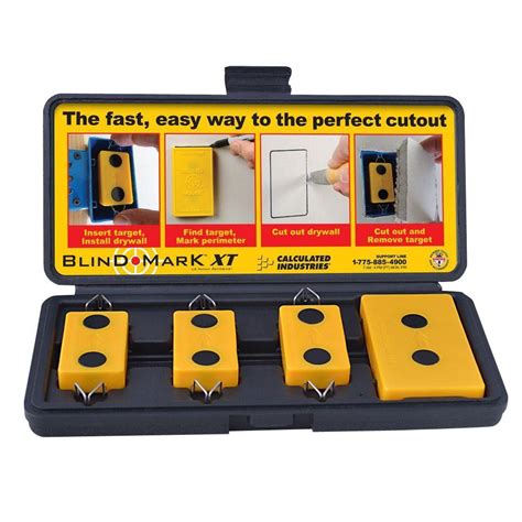 blind mark drywall electrical box locator tool|blind mark electrical outlet finder.